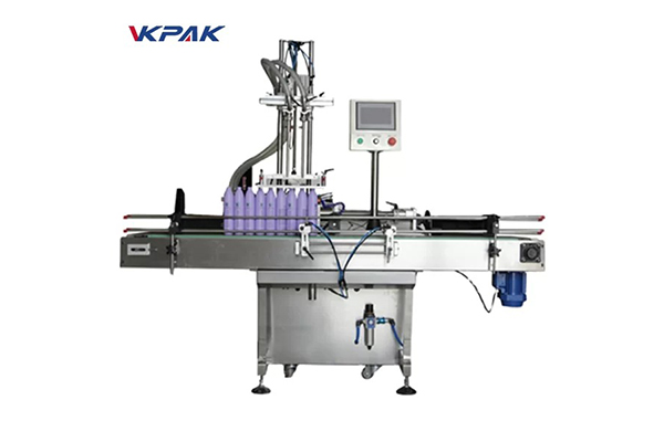 4-head overflow liquid filling equipment | e-pak machinery