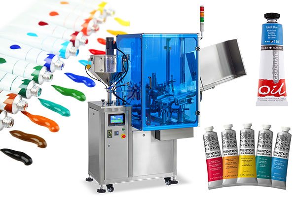 4 head filling machine, 4 nozzle liquid filling machine - vkpak