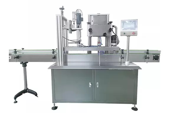 4 heads Automatic Piston Pump Liquid Filling Machine with capping machine