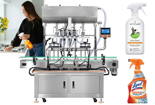 Vacuum insect repellent bottling filling machine in bottle