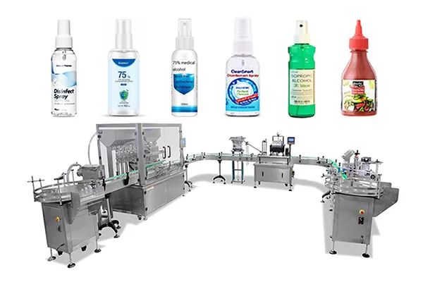 Automatic Liquid Bottle Filling Capping And Lebeling Machine