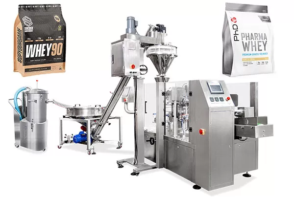Automatic Rotary Protein Powder Doypack Packing Machine