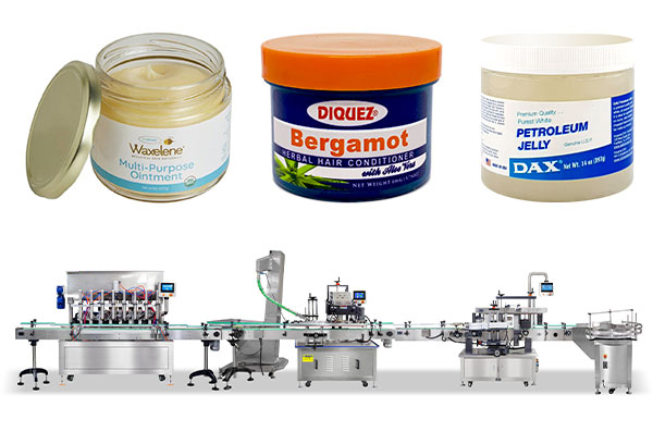 Fully Automatic Petroleum Jelly Filling Machine For Bottle Jar