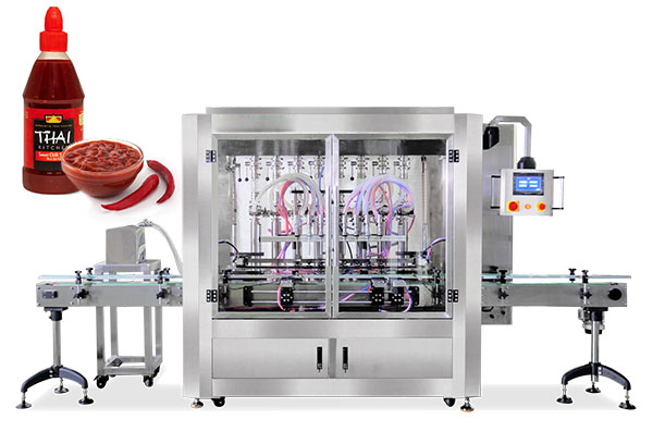 Piston Quantitative Filling Machine For Sauce Ketchup Bbq Sauce