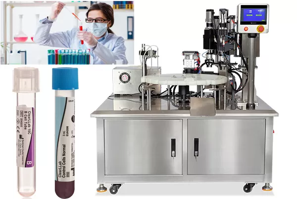 Plastic Test Tube Liquid Pharmaceutical Tube Filling Machine