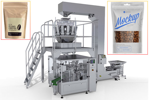 Automatic Coffee Bean Premade Pouch Packing Machine