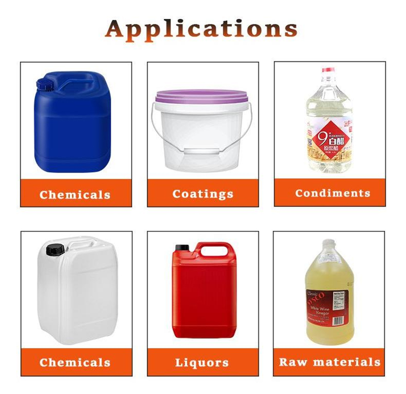Automatic Big Round Bottles Bucket Pail Barrel Sticker Labeling Machine