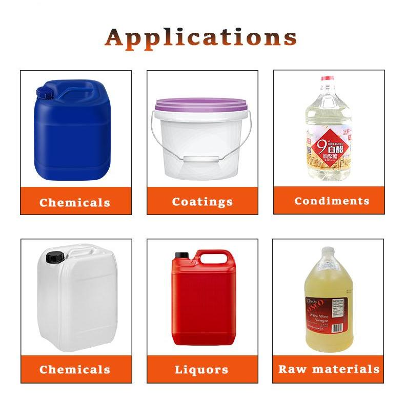 Automatic Plastic Large Barrel Bucket Liquid Weighing Filling Machine