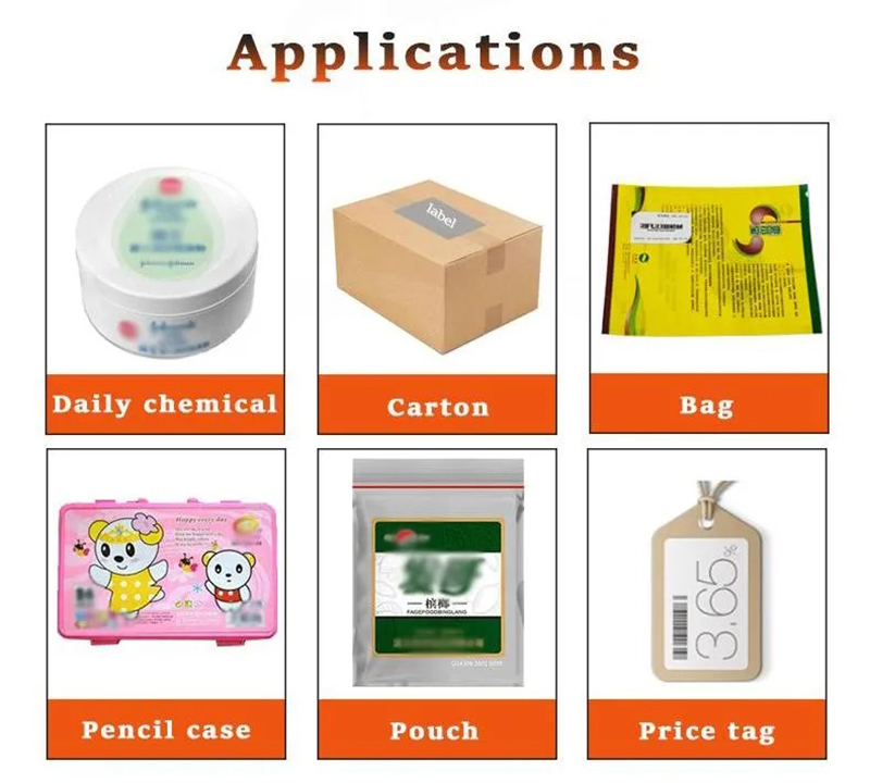 Automatic Poly Bag Paging Stand Up Pouch Labeling Machine