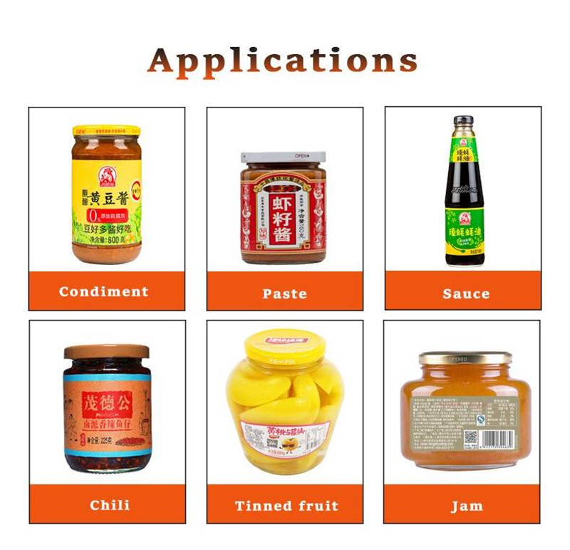 Automatic Vacuum Capping Machine For Food Glass Jar