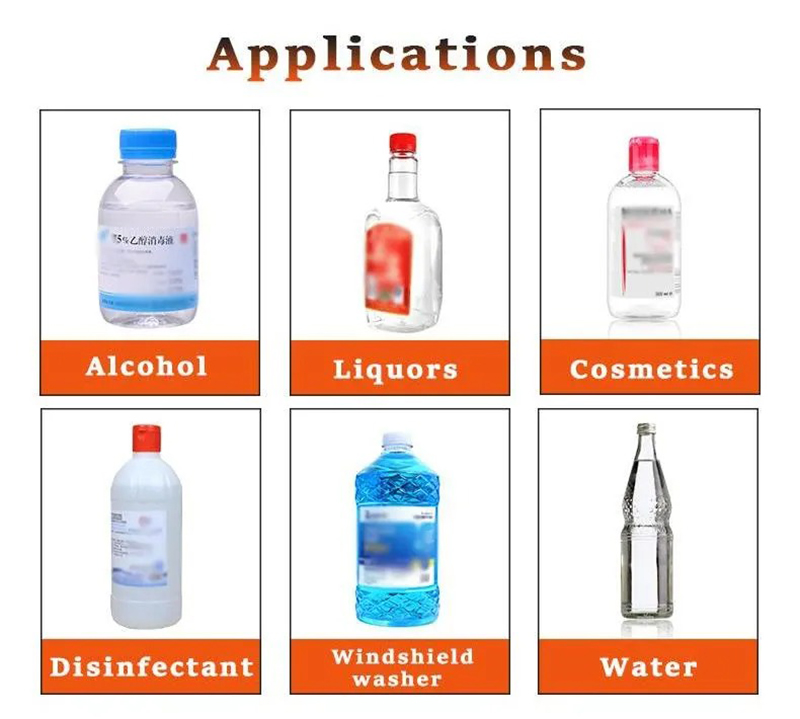 Fully Automatic Anti-Explosion Alcohol Wine Liquid Filling Machine