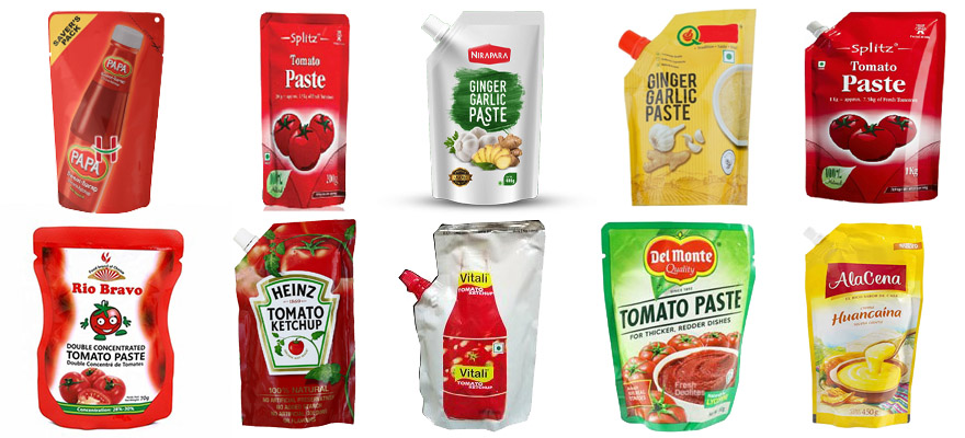 Automatic Doypack Packaging Machine For Liquid Paste Sauce Ketchup
