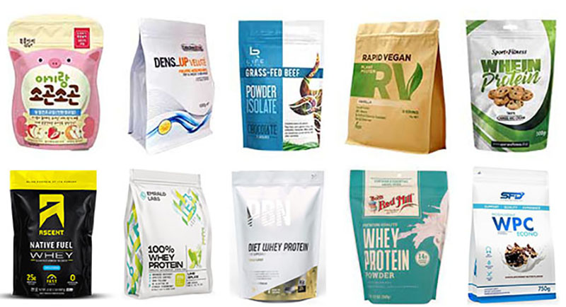 Automatic Protein Powder Rotary Packing Machine For Stand Up Pouch