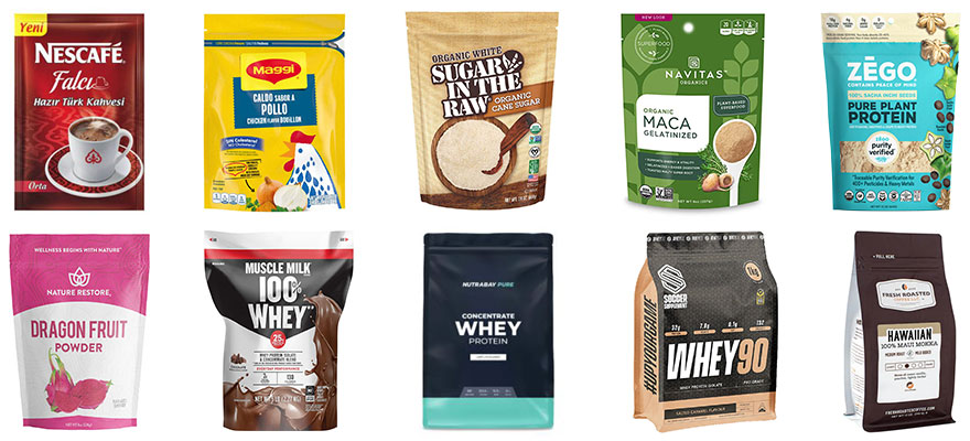 Low Price Powder Mini 3/4 Side Sealing Pouch Doypack Machine (Single station)